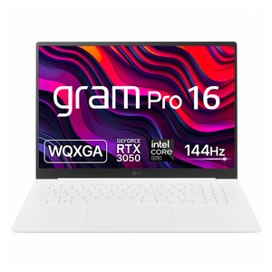 LG전자 2024 그램 Po 16 코어Ulta5 지포스 RTX 3050, 에센스화이트, 16Z90SP-EA5HK, 512GB, 16GB, WIN11 Home