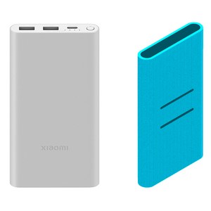 샤오미 7세대 10000mAh 22.5W 대용량 고속 충전 보조배터리, 7세대1만(실버), +랜덤케이스