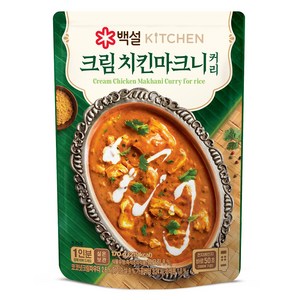 백설 크림 치킨마크니커리, 170g, 1개