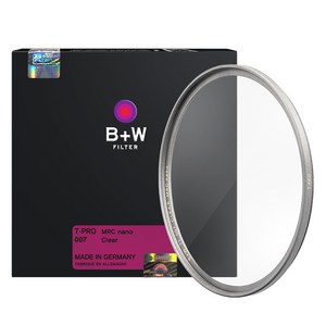 슈나이더크로이츠나흐 B+W 007 NEUTRAL MRC nano T-PRO DIGITAL 카메라렌즈필터 72mm, 1개