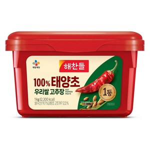 해찬들 태양초 우리쌀 고추장, 1kg, 1개