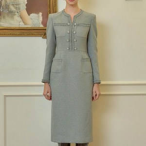 쥴리앤칼라 Calla98 Etoile bourgeois Tweed Dress