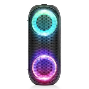 브리츠 RGB 라이트 아웃도어 TWS 블루투스 스피커 BZ-UX33, 블랙