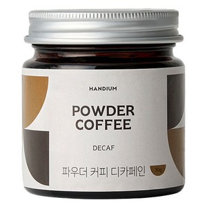 핸디엄 파우더 커피 디카페인, 30g, 1개, 1개입