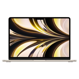 Apple 맥북 에어 13 M2, 스타라이트, M2 8코어, 8코어, 16GB, 256GB, 30W, 한글