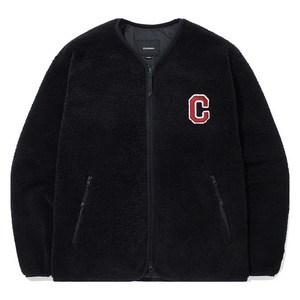 커버낫 남녀공용 C 로고 카라리스 쉐르파 자켓 CO2403JK21