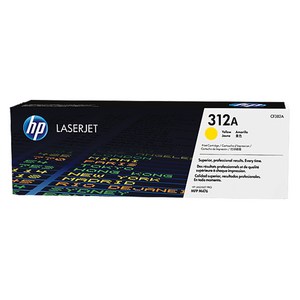 HP 정품 토너 CF382A No.312a, 노랑, 1개