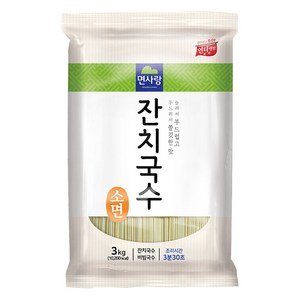 면사랑 면사랑잔치국수(소면), 3kg, 1개