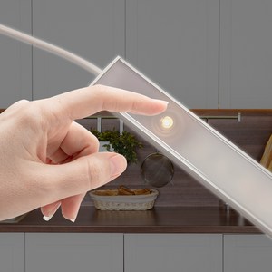 파인라이트 밝기조절형 슬림 터치 온 다용도 LED 싱크대 조명 900mm 15W, 1개, 주백색(아이보리빛)