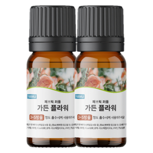 NAMU 양모볼 패브릭 오일 10ml 가든 플라워, 혼합색상, 2개