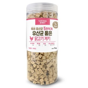 라피끄 강아지 유산균 품은 져키, 닭고기, 1kg, 1개