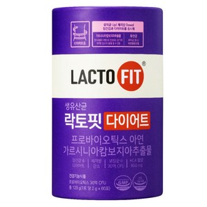 락토핏 다이어트 유산균 60p, 120g, 1개