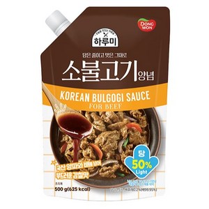 동원 하루미 소불고기 양념, 1개, 500g