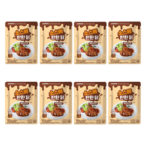 아침 바로드숑 실온 보관 소스에 반한닭 맛있는 닭가슴살 데리야끼 맛, 120g, 8개