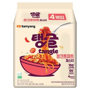 tangle 청크 토마토파스타 105g, 4개