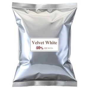 파베글라스 벨벳 화이트 40% 커버춰 리얼 초콜릿, 1kg, 1개
