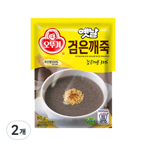 오뚜기 옛날 검은깨죽, 80g, 2개