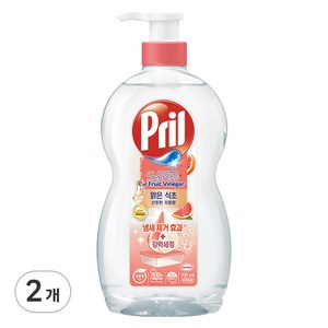 프릴 시크릿 오브 맑은 식초 주방세제 산뜻한 자몽향, 700ml, 2개