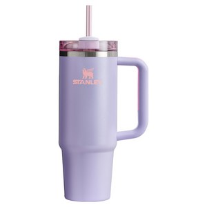 스탠리 퀜처 H2.0 플로우 스테이트 텀블러, 오키드글리머, 887ml, 1개