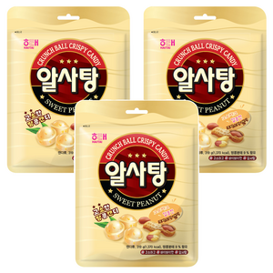 해태제과 알사탕, 319g, 3개