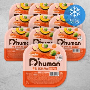 듀먼 전연령용 강아지 오리지널 화식사료, 연어+채소, 50g, 10개