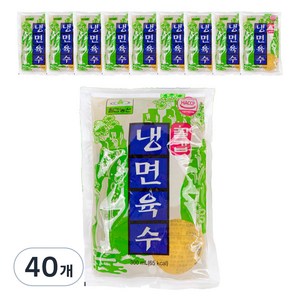 칠갑농산 냉면육수, 40개, 300ml