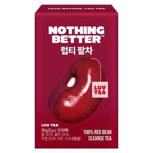 럽티 팥차 티백, 2g, 15개입, 1개