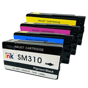 토너피아 삼성 프린터 호환잉크 INK-K310 + C310 + M310 + Y310 세트, Black, Cyan, Magenta, Yellow, 1개