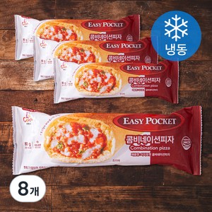 라체나 이지포켓 콤비네이션피자 (냉동), 80g, 8개