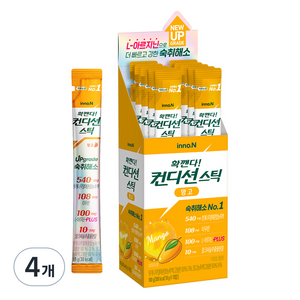 컨디션 스틱 숙취해소제 망고맛 10p, 180g, 4개