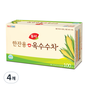 동서 한잔용 옥수수차, 1.5g, 100개입, 4개