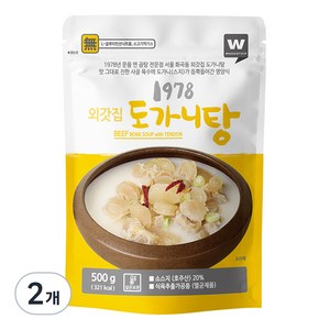 외갓집 1978 도가니탕, 500g, 2개