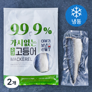 어부가보낸선물 99.9% 가시없는 순살 고등어 (냉동), 400g, 2개