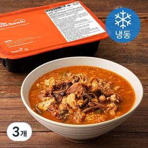 더반찬 시골 청국장 찌개 (냉동), 550g, 3개