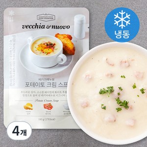 베키아에누보 포테이토 크림 스프 (냉동), 180g, 4개