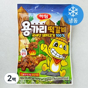 하림 용가리 떡갈비 (냉동), 600g, 2팩