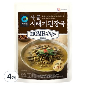 호밍스 사골 시래기된장국, 450g, 4개