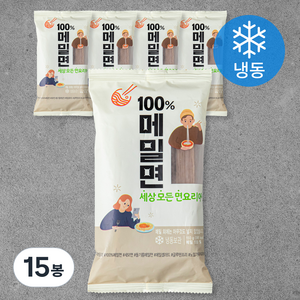 100% 메밀면 (냉동), 150g, 15봉