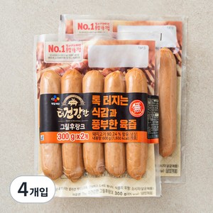 더건강한 그릴후랑크, 300g, 4개입