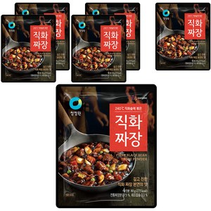 청정원 직화짜장, 80g, 6개