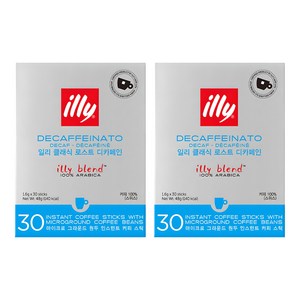 일리 클래식 로스트 디카페인 레귤러 커피, 1.6g, 30개입, 2개