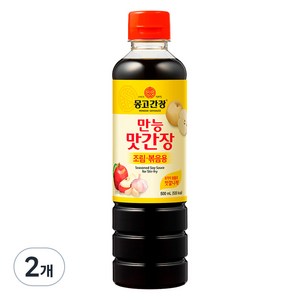 몽고간장 만능맛간장 조림 볶음용, 500ml, 2개