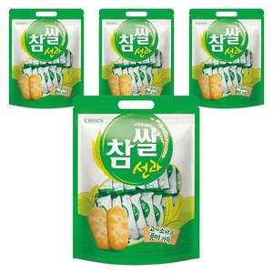 크라운 참쌀선과, 253g, 4개