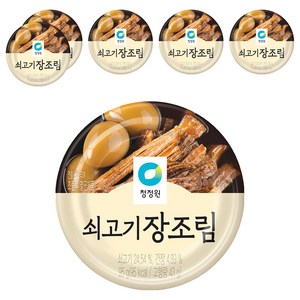 대상 청정원 쇠고기 장조림, 95g, 6개