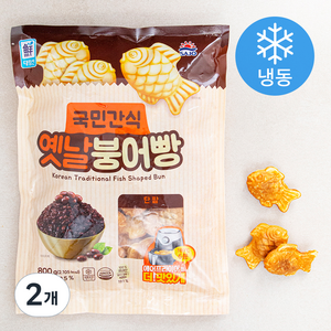 대림선 옛날 붕어빵 단팥 (냉동), 2개, 800g