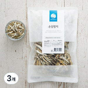 조혜정의멸치연구소 국산 손질 멸치, 150g, 3개