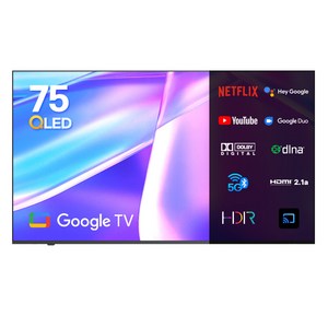 이노스 4K UHD QLED 구글 TV 75인치 스마트 티비, 189cm(75인치), S7511KU, 벽걸이형, 방문설치