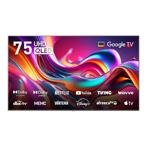 프리즘코리아 4K UHD LED 구글 3.0 스마트 TV, 191cm(75인치), CP75G3Q, 벽걸이형, 방문설치