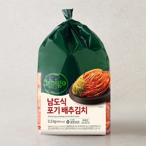 비비고 남도식 포기 배추김치, 3.3kg, 1개