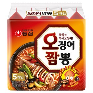 오징어짬뽕 124g, 5개